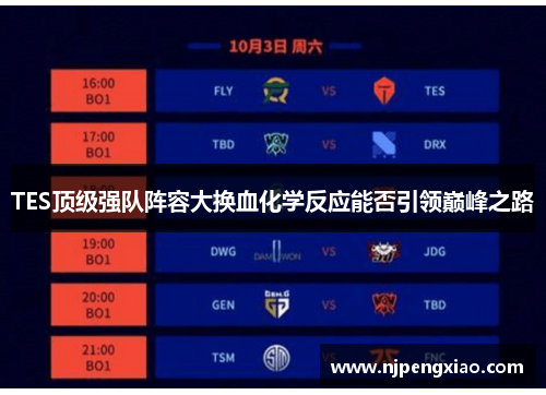 TES顶级强队阵容大换血化学反应能否引领巅峰之路